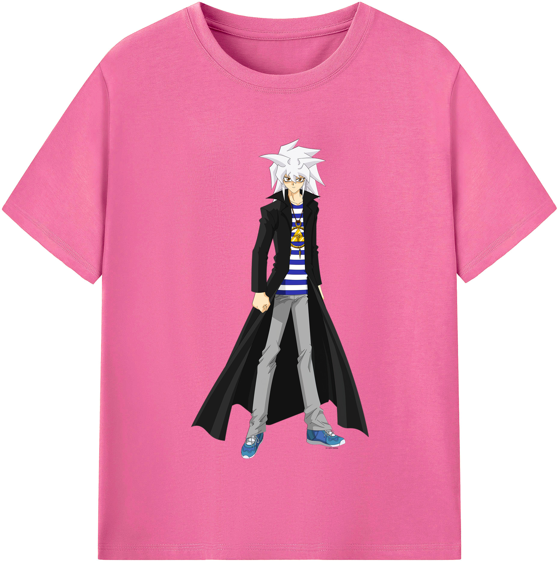 （画像用） 遊☆戯☆王 Yu-Gi-Oh! レディースカジュアルプリントTシャツ（綿100％）